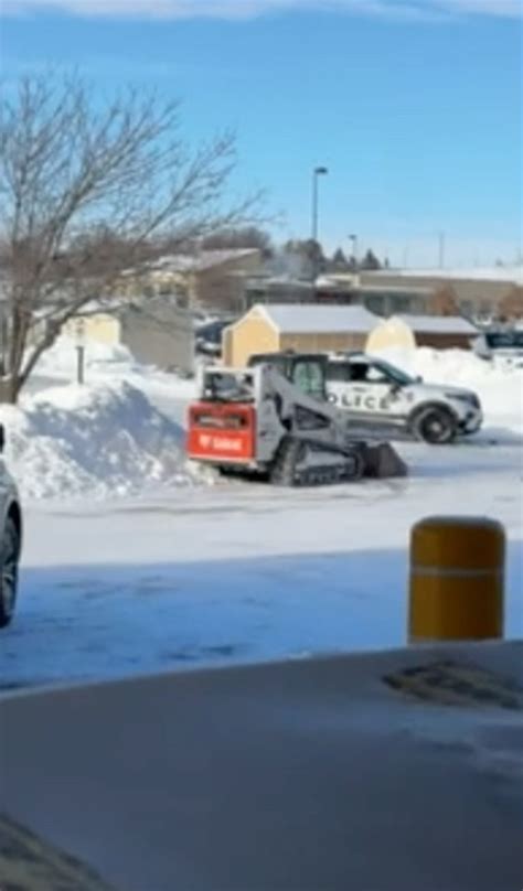 man in skid steer goes on rampage|Man arrested after skid loader RAMPAGE at Nebraska Home .